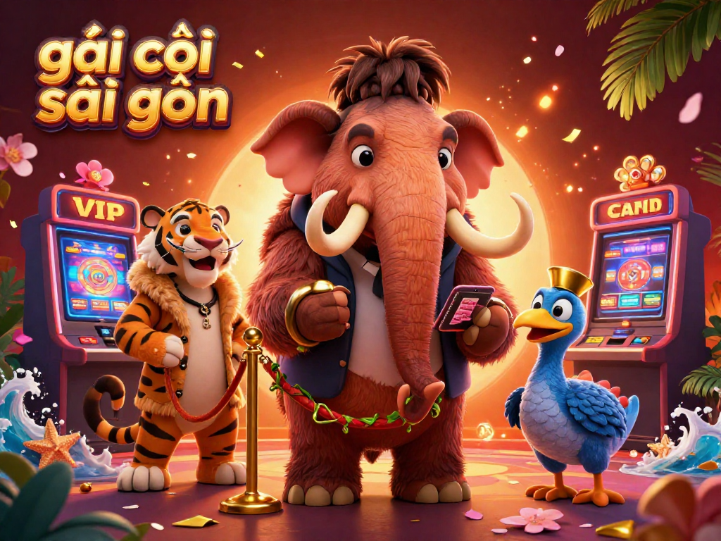 Engage with the vibrant scene of gái gọi sài gòn showcasing a casino bouncer and VIP guest.