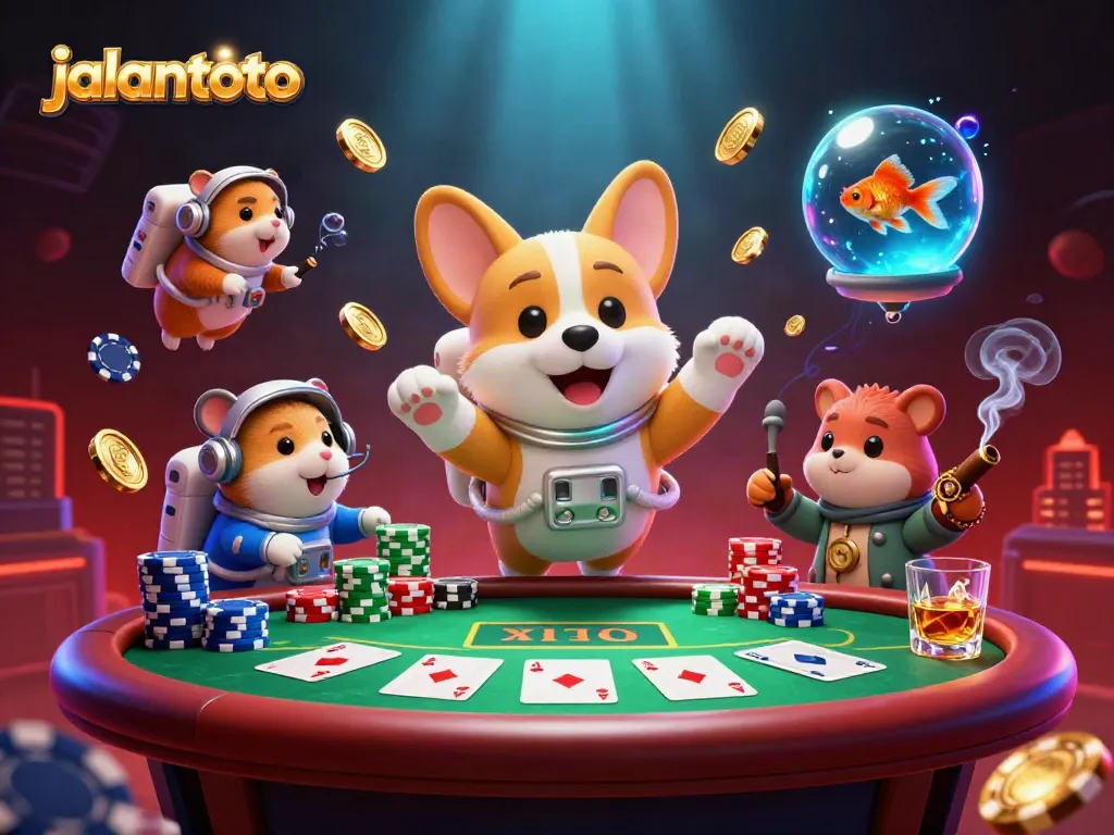 Menangkan pengalaman judi dengan jalantoto di kasino luar angkasa 3D.