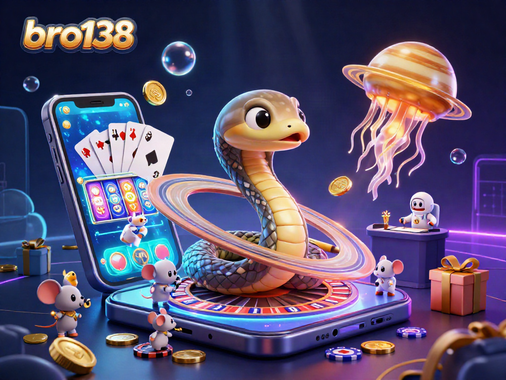 Experience dynamic gameplay at bro138 with exciting slots and roulette in this vibrant casino scene.