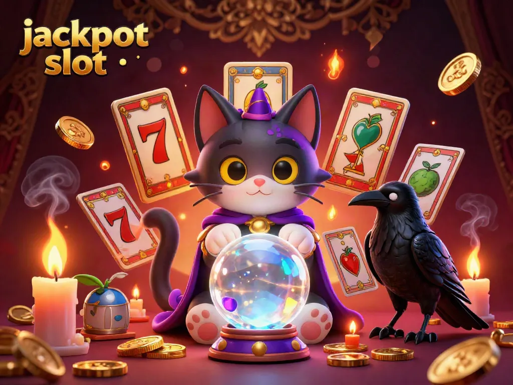 Spin the jackpot slot with mystical characters and dynamic elements, immersing in casino excitement.