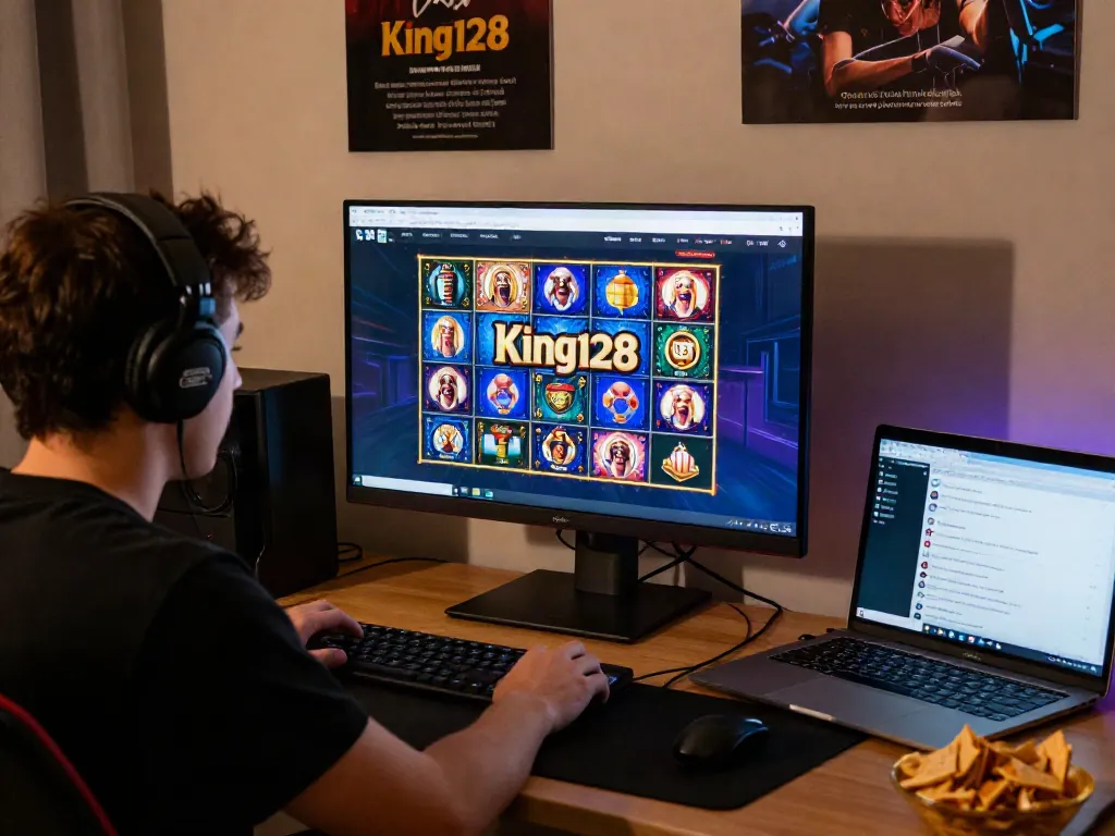 Pengguna menikmati permainan online king128 dengan suasana nyaman di rumah.