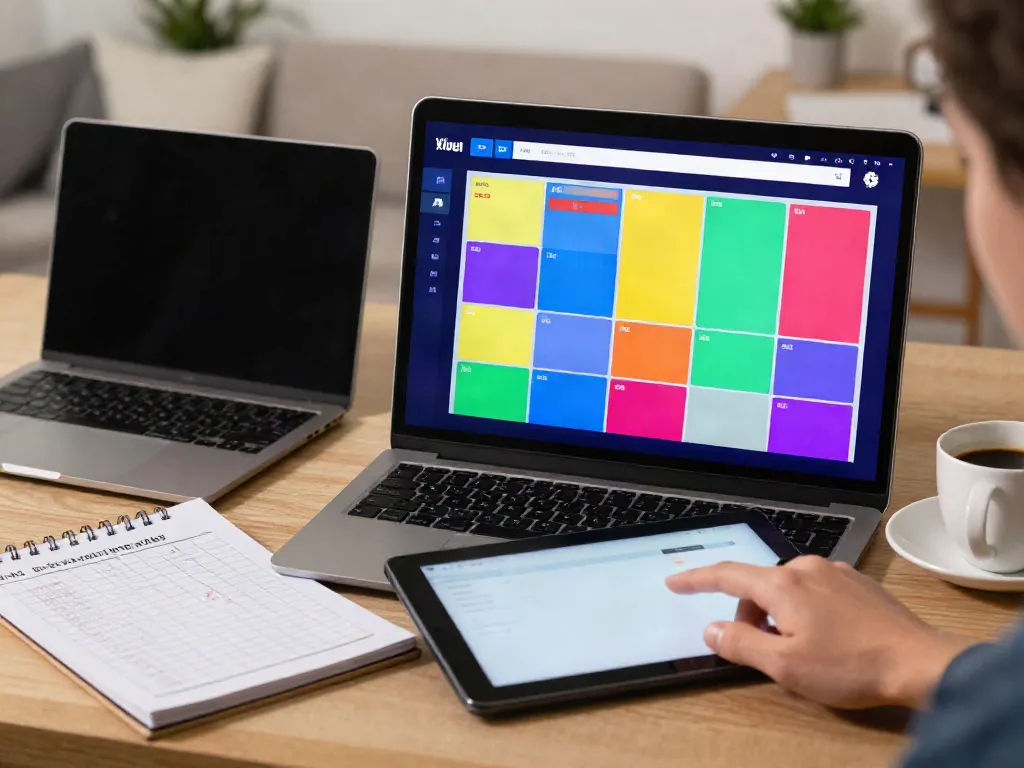 Interactive online lottery betting interface showcasing harga toto options with a person engaging on a laptop.
