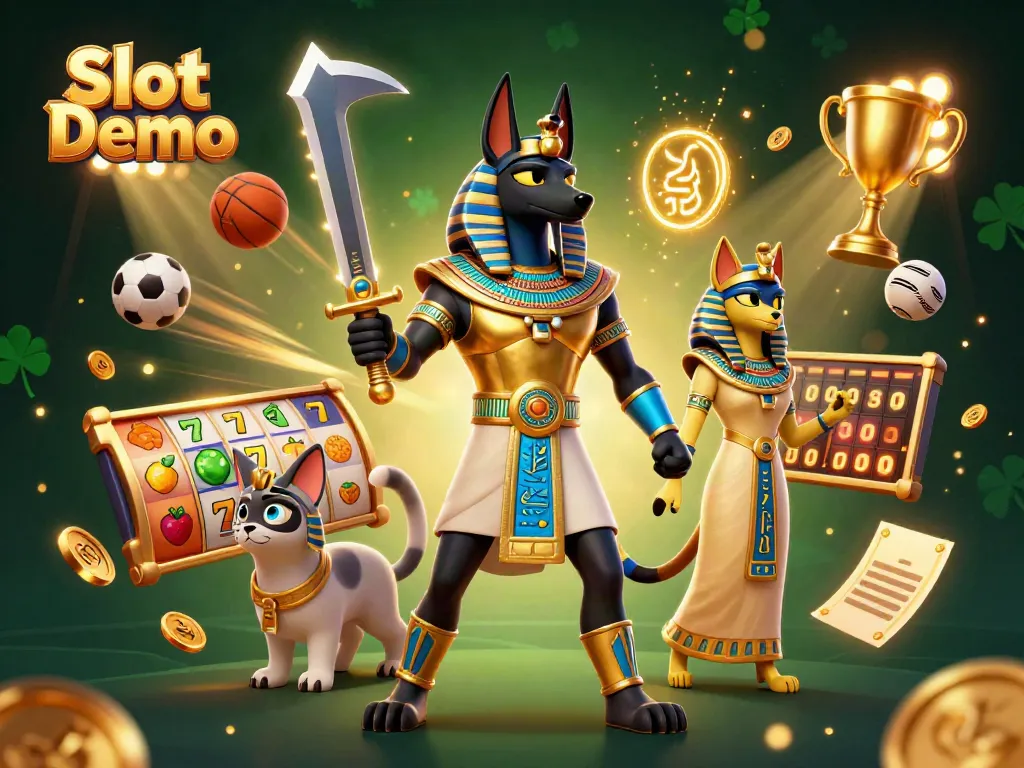 Engage in Slot Demo adventures with Anubis and Bastet among dynamic gaming elements.