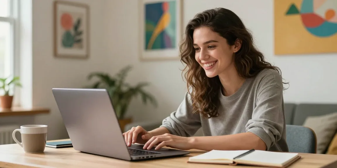 Engaging 1v1 chat in a cozy home office, emphasizing personal connection.