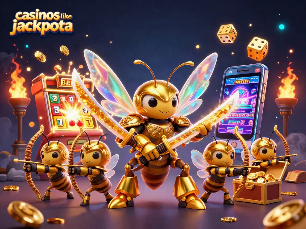 Playing thrilling games at casinos like jackpota, featuring vibrant visuals and exciting slots.