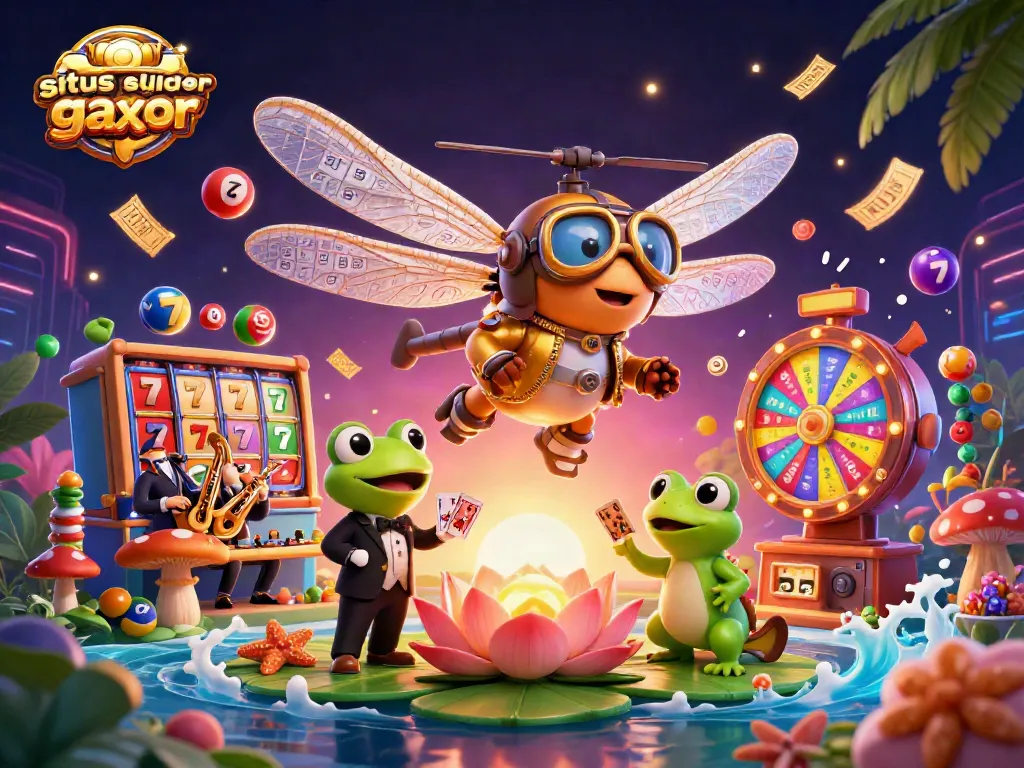 Engage with situs slot gacor maxwin as a dragonfly pilot and frog croupier bring the casino to life.
