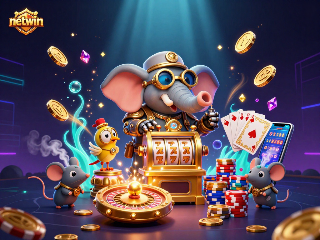 Engage with netwin's thrilling gameplay experience featuring vibrant slot machines and captivating characters.