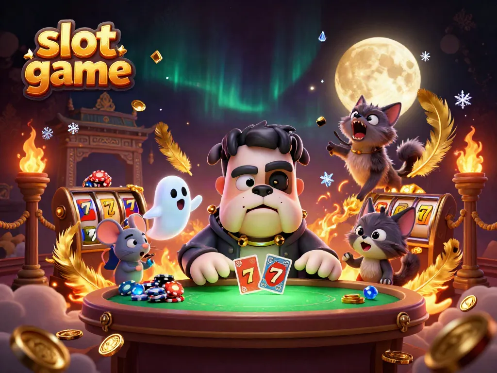 Menang di slot game dengan karakter monster dan elemen kasino yang menarik.