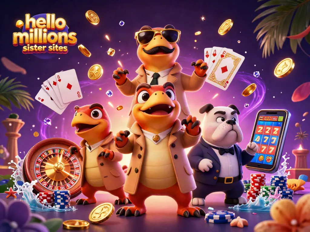 Play exciting games on hello millions sister sites with raptors and a bouncer at a VIP casino.