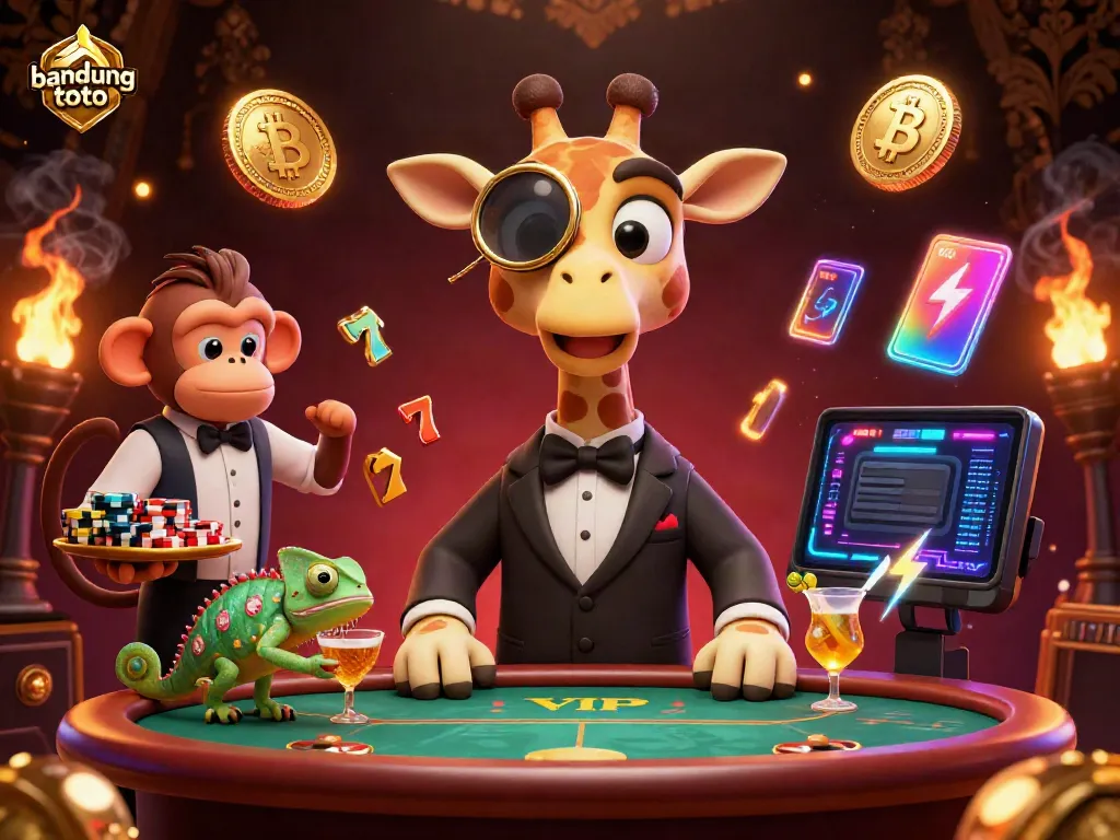 Experience thrilling gameplay at bandung toto with vibrant casino elements and a stylish atmosphere.