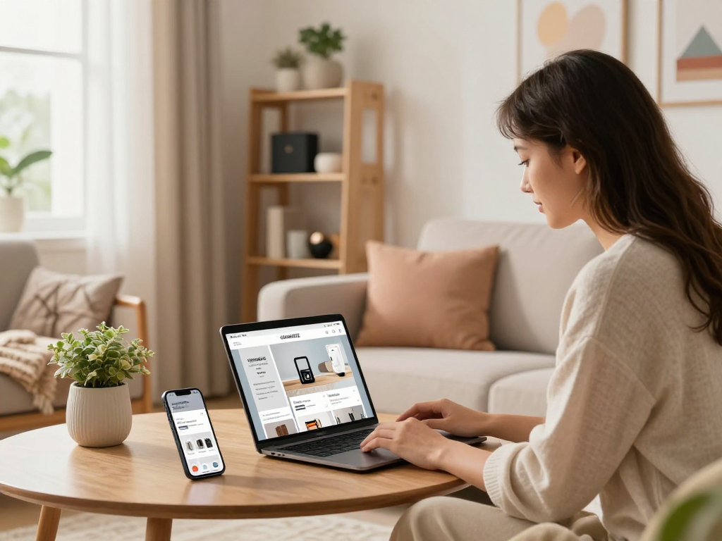 Shop effortlessly on https://www.ebbfilter.com/shop with cozy home browsing scene featuring stylish décor and engaging atmosphere.