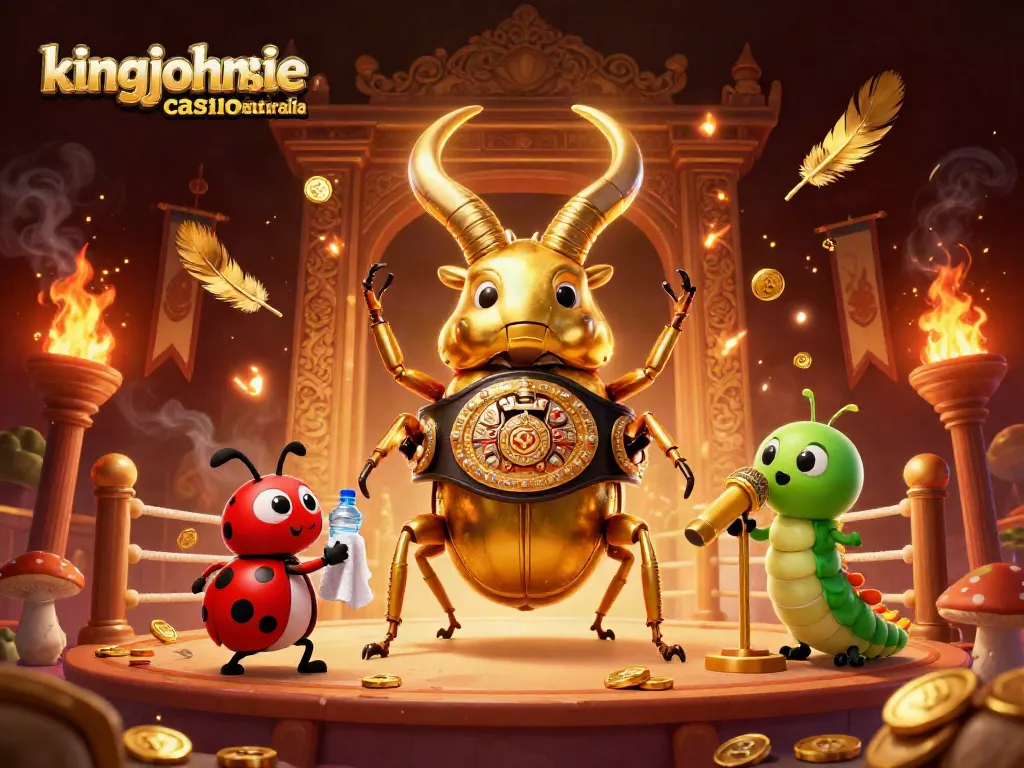 Experience thrilling gameplay at kingjohnnie casino australia with a vibrant cartoon illustration of unique characters.