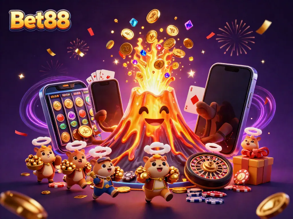 Bet88 mang đến trải nghiệm cá cược thú vị cùng kho tàng trò chơi đa dạng.