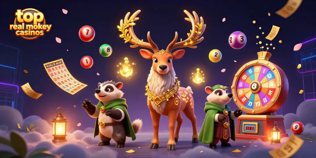 Engage with top real money casinos featuring vibrant games, dynamic elements, and whimsical characters.