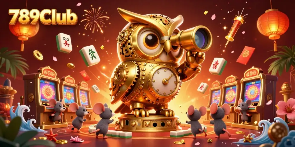 Explore vibrant gaming excitement at 789Club with dynamic 3D characters and casino elements!