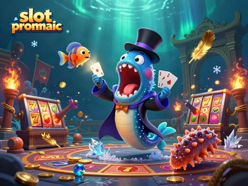 Engage with slot pragmatic games featuring a gulper eel magician and anglerfish spotlighting thrilling action!