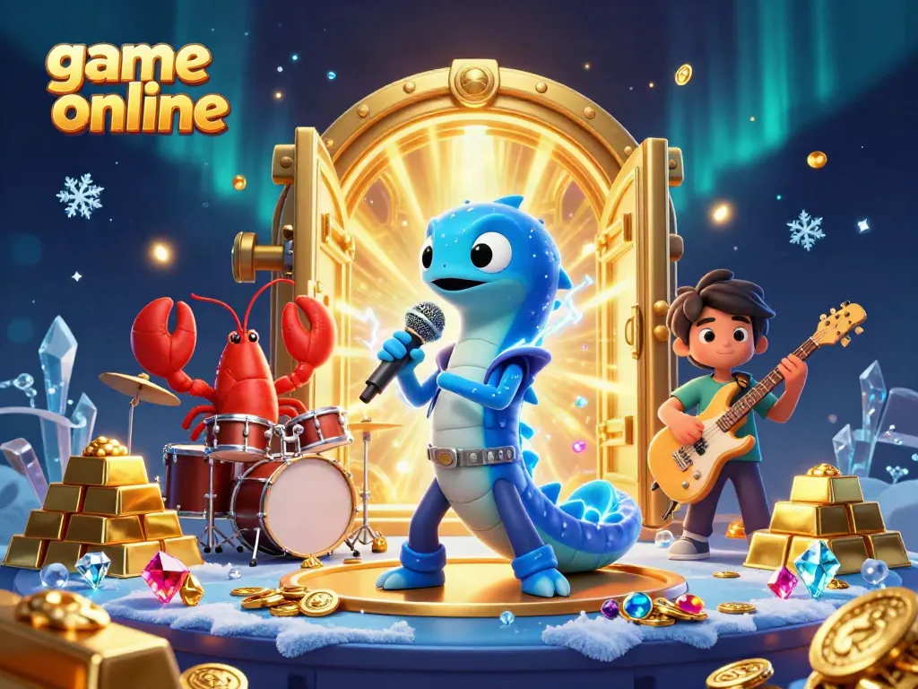Experience thrilling game online excitement with a DJ electric eel and band in a vibrant underwater casino.
