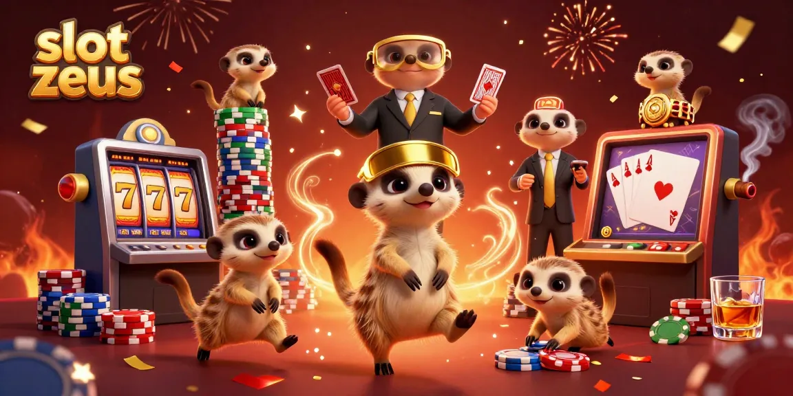 Menangkan jackpot dengan slot zeus di kasino yang dikelola koloni meerkat yang lucu.